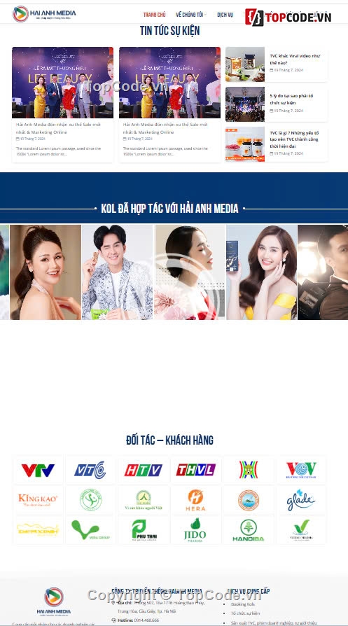 website giá rẻ,website tổ chức sự kiện,website truyền thông,truyền thông media,tổ chức sự kiện và truyền thông,Sharecode website Dịch vụ sự kiện